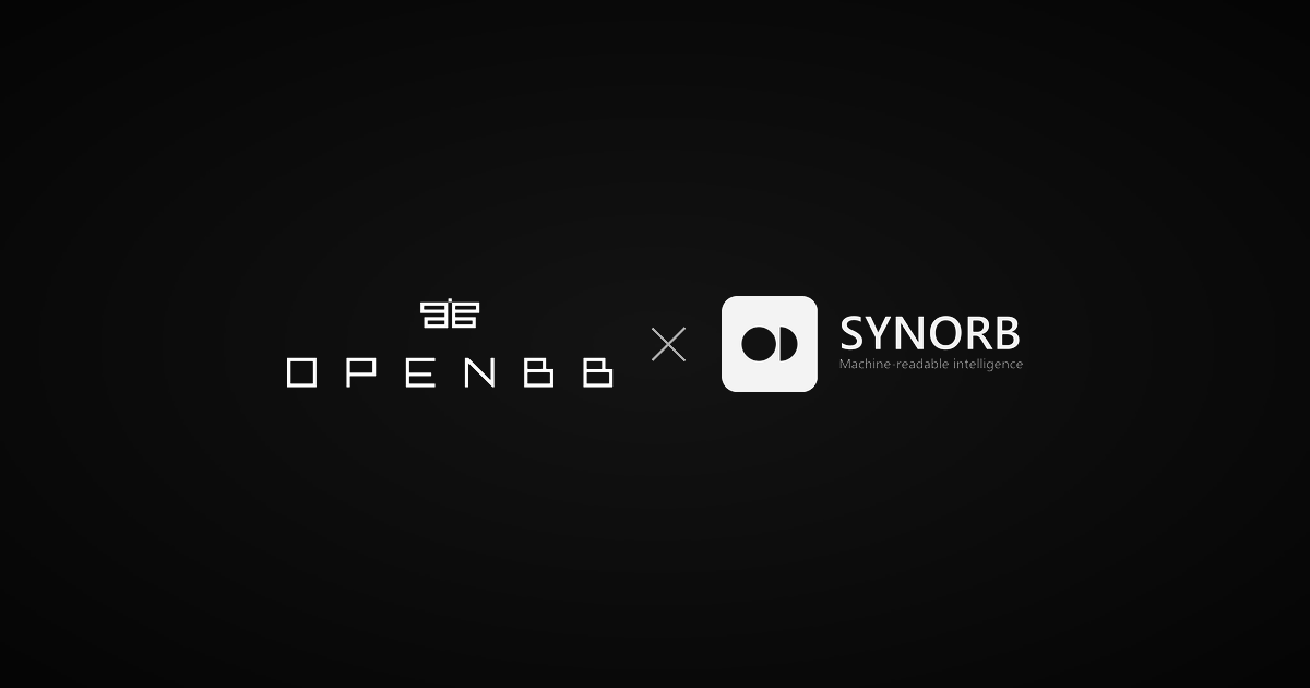 OpenBB × Synorb partnership banner.